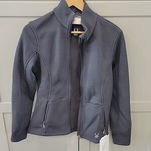 Women's brand new dark gray spyder Jacket